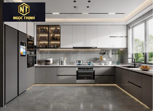 Xưởng Nội thất Ngọc Thịnh- Tủ bếp đẹp hiện đại, sang trọng, giá cả phù hợp với mọi nhà